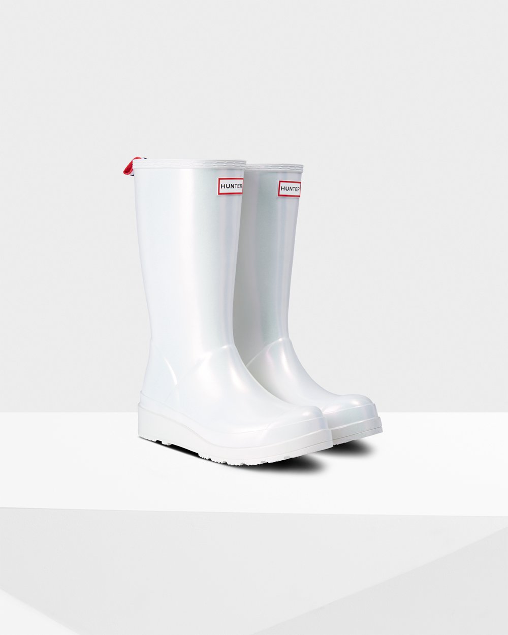 Women Hunter Original Tall Nebula Rain | Play Boots Silver | NZ-9427-ZXEQ